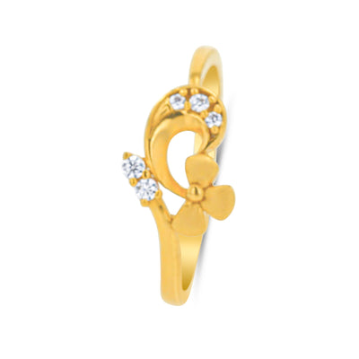 Lucchi 22k Yellow Gold with Stone - Ring Style 79