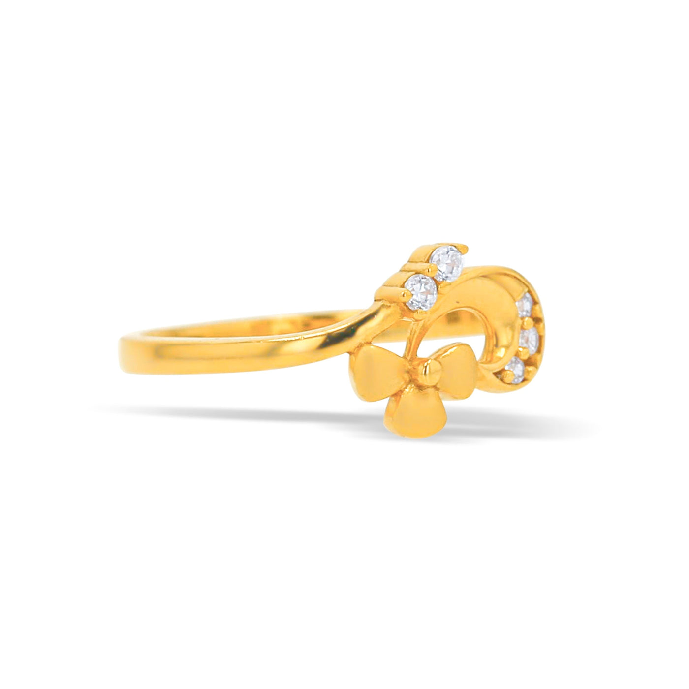 Lucchi 22k Yellow Gold with Stone - Ring Style 79