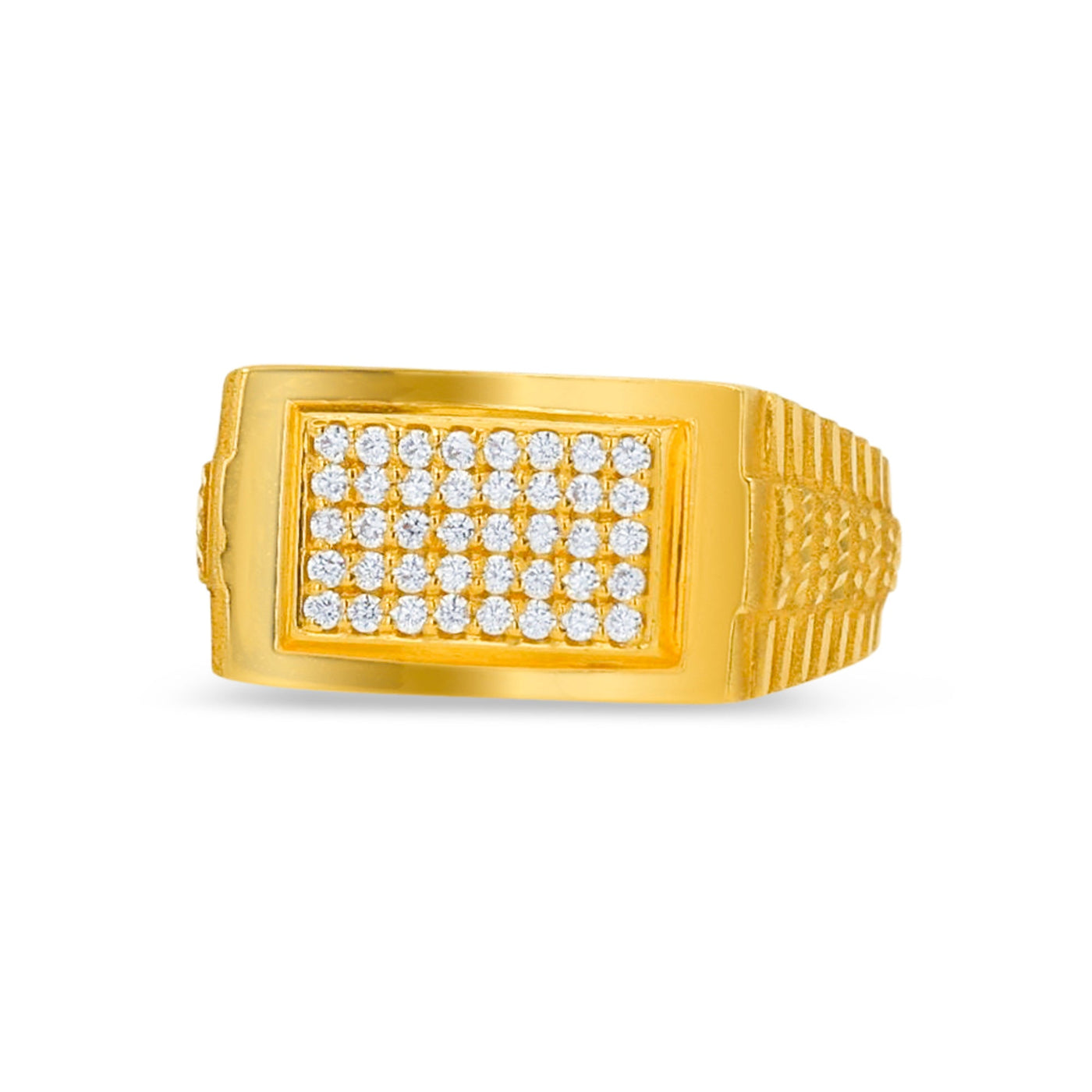 Lucchi 22k Yellow Gold - Ring Style 66 (Men's Ring)