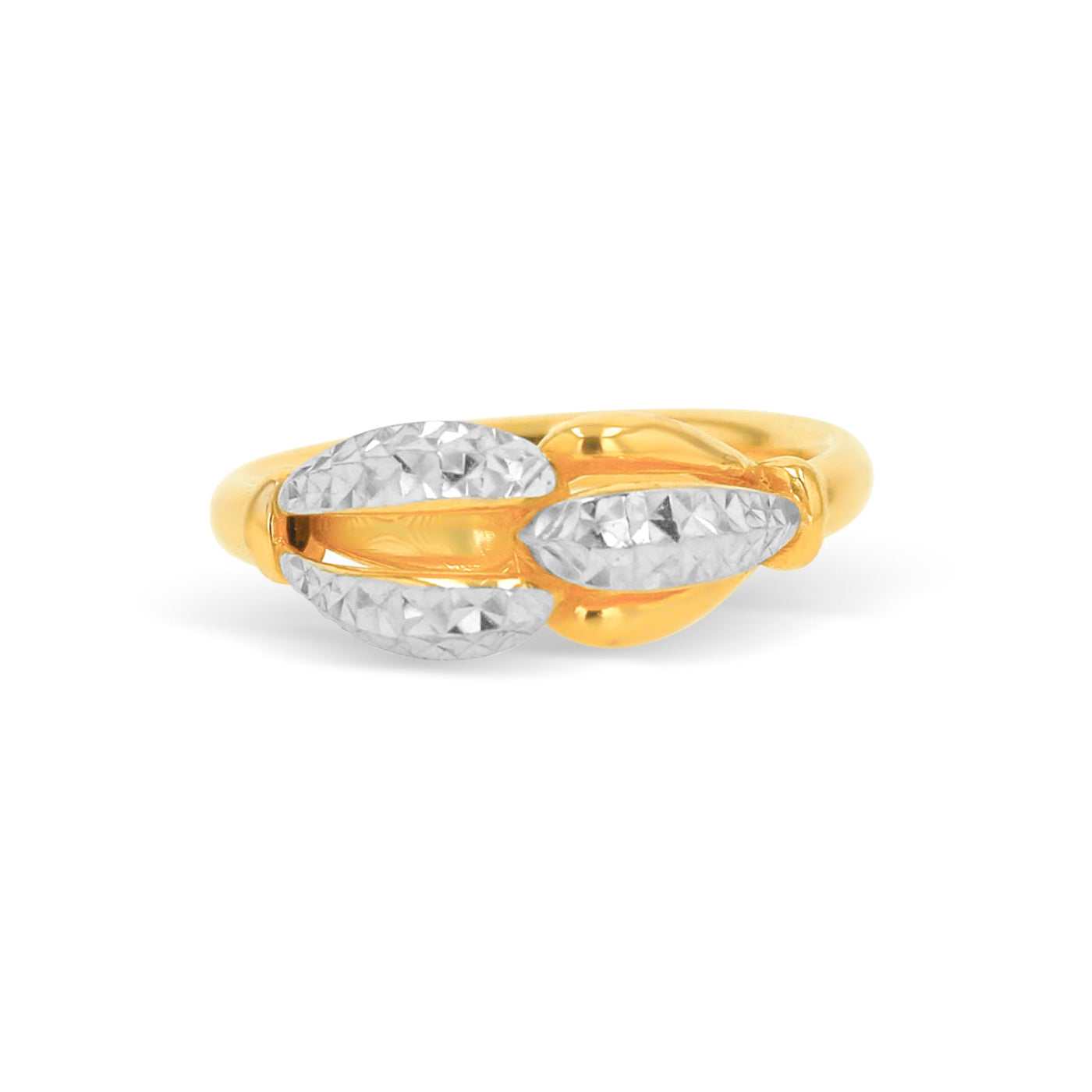 Lucchi 22k Yellow and White Gold - Ring Style 84