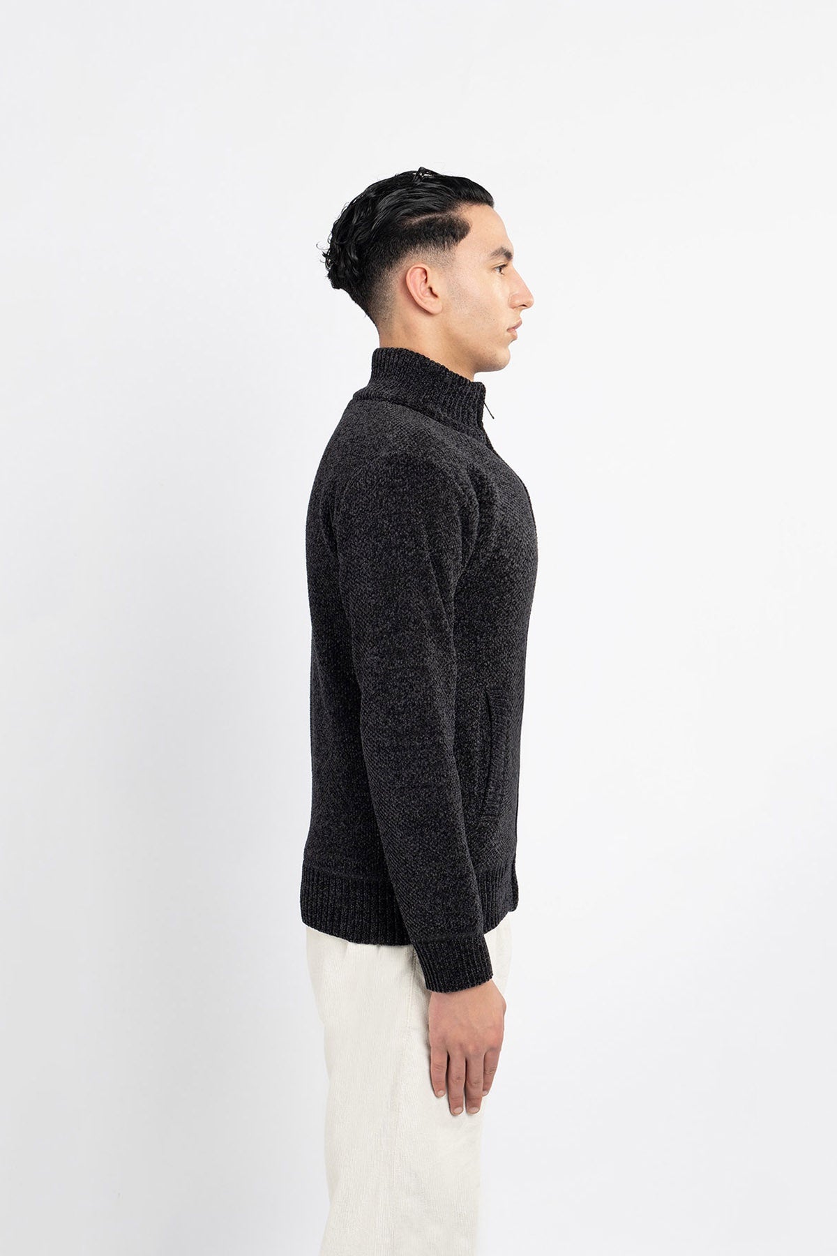 Men's Cardigan Exclusive Design - Black