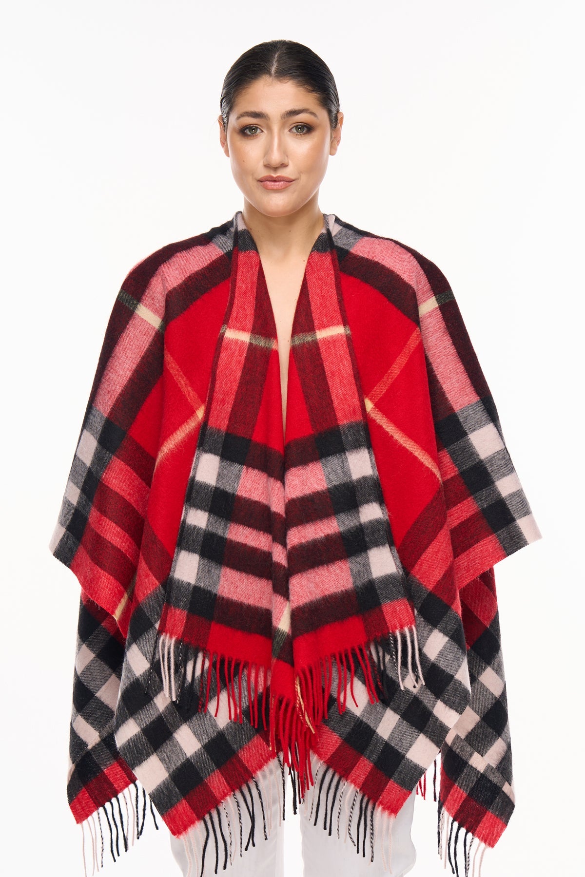 Woman's Designer Cape and Poncho Exclusive Design DC Check