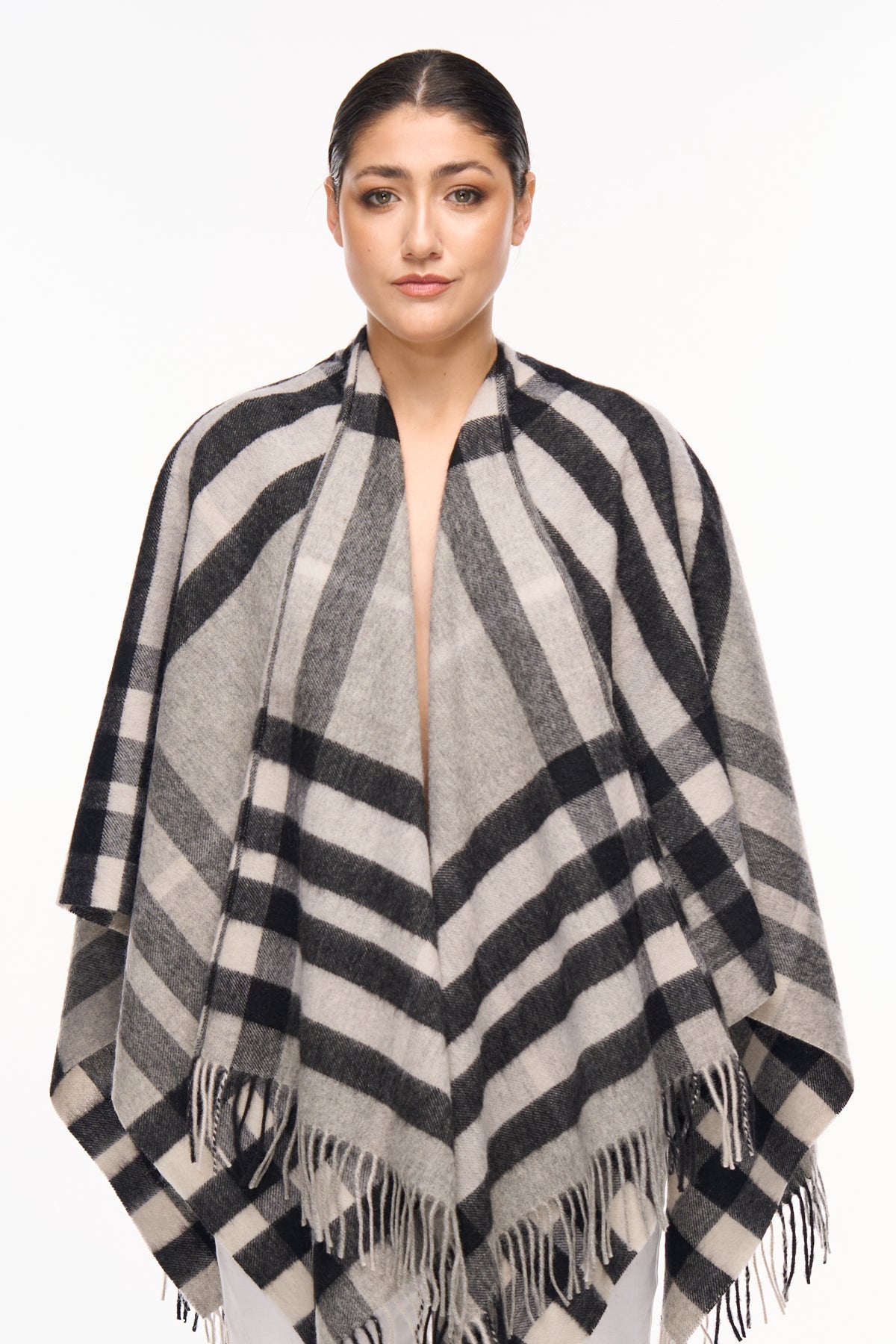 Woman's Designer Cape and Poncho Exclusive Design DC Check