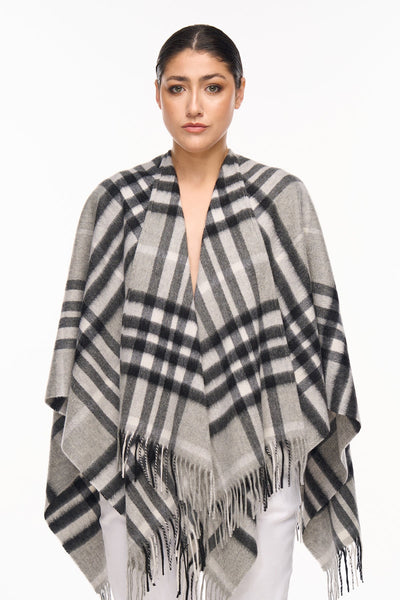 Cashmere Cape DC Classic Grey Poncho