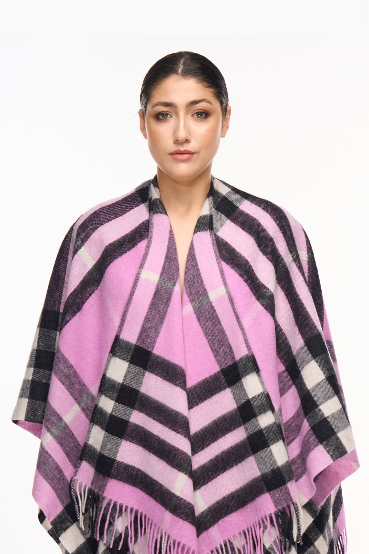 Woman's Designer Cape and Poncho Exclusive Design DC Check