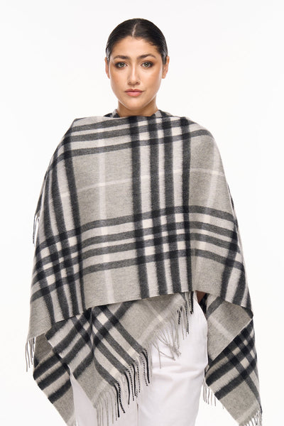 Cashmere Cape DC Classic Grey Poncho