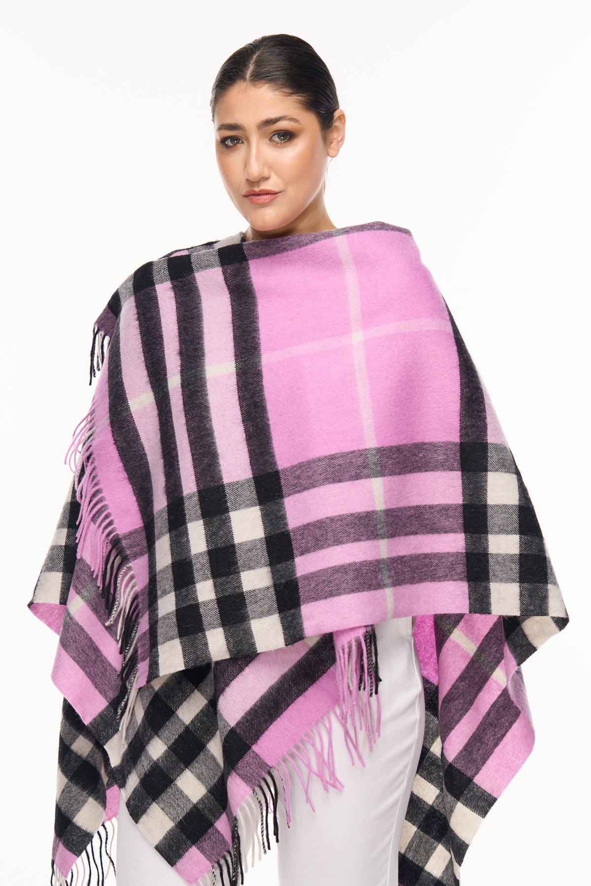 Woman's Designer Cape and Poncho Exclusive Design DC Check