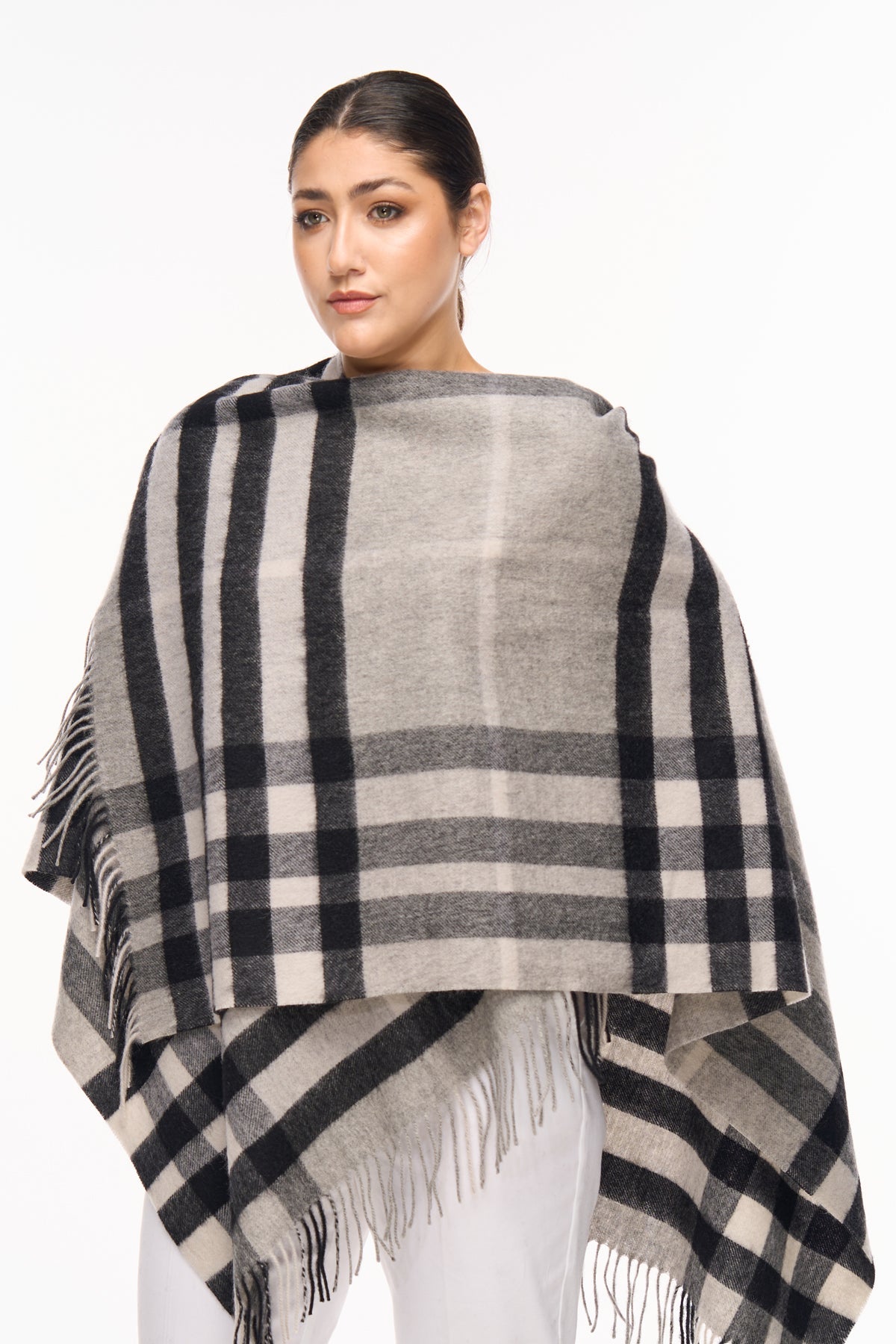 Woman's Designer Cape and Poncho Exclusive Design DC Check