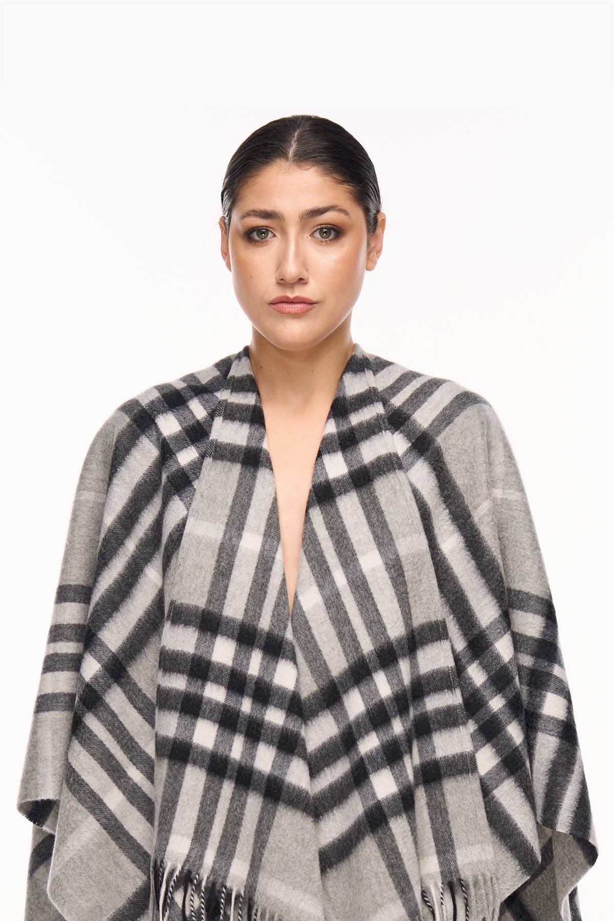 Cashmere Cape DC Classic Grey Poncho