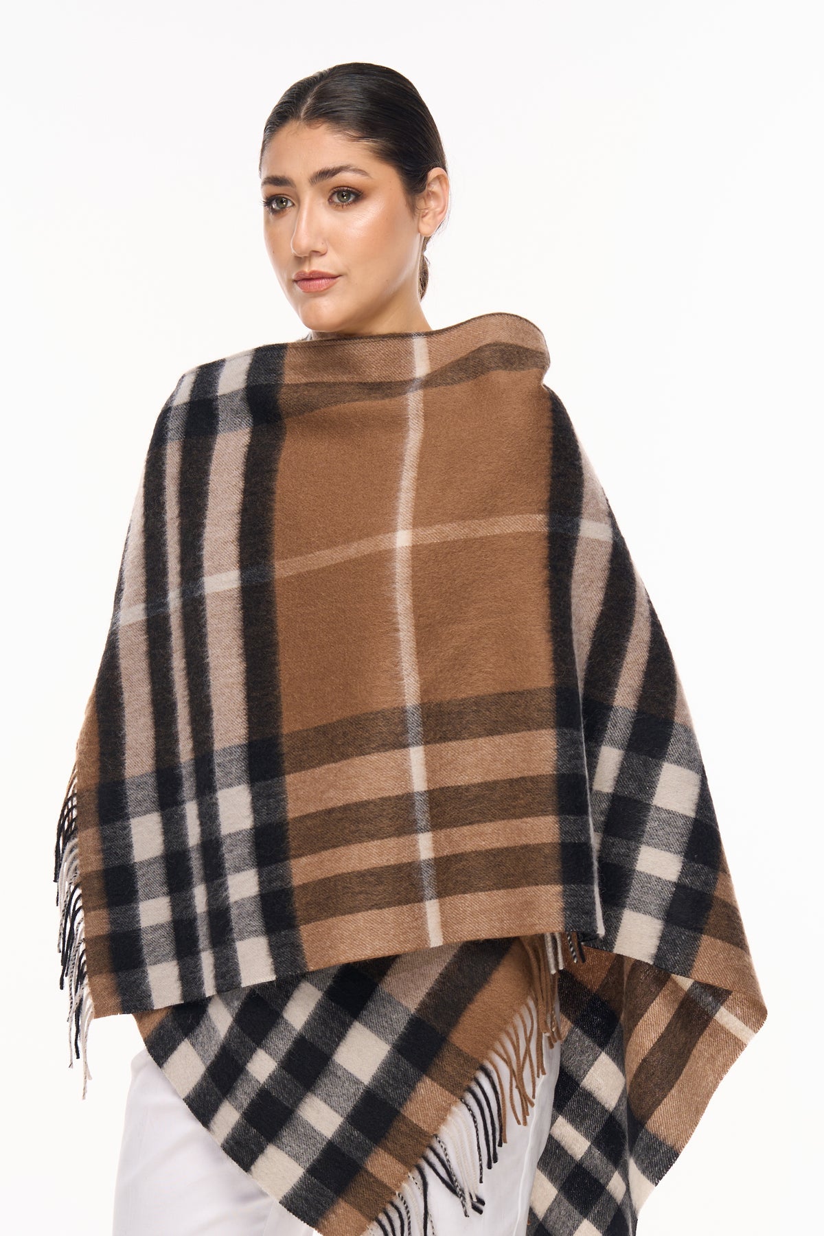 Woman's Designer Cape and Poncho Exclusive Design DC Check