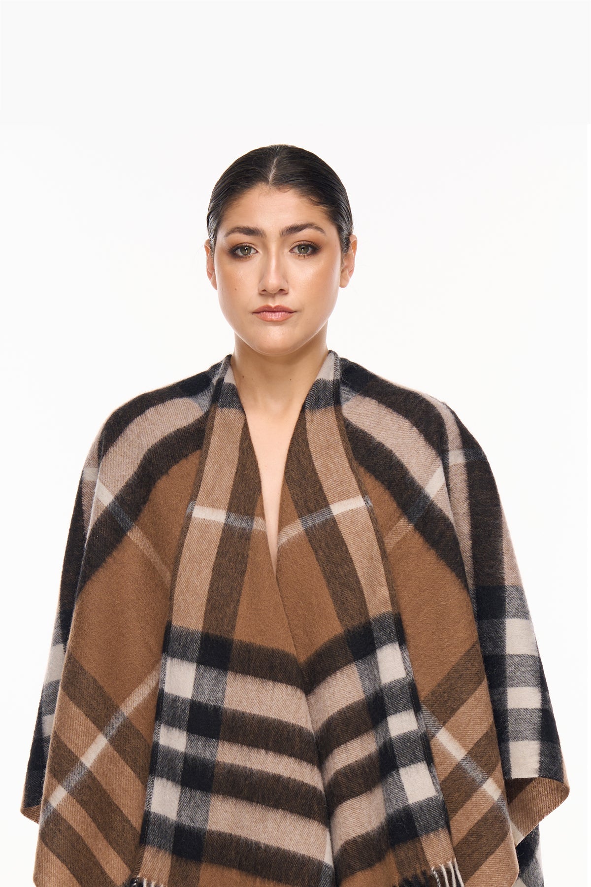 Woman's Designer Cape and Poncho Exclusive Design DC Check