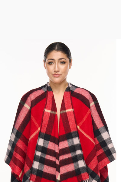 Woman's Designer Cape and Poncho Exclusive Design DC Check