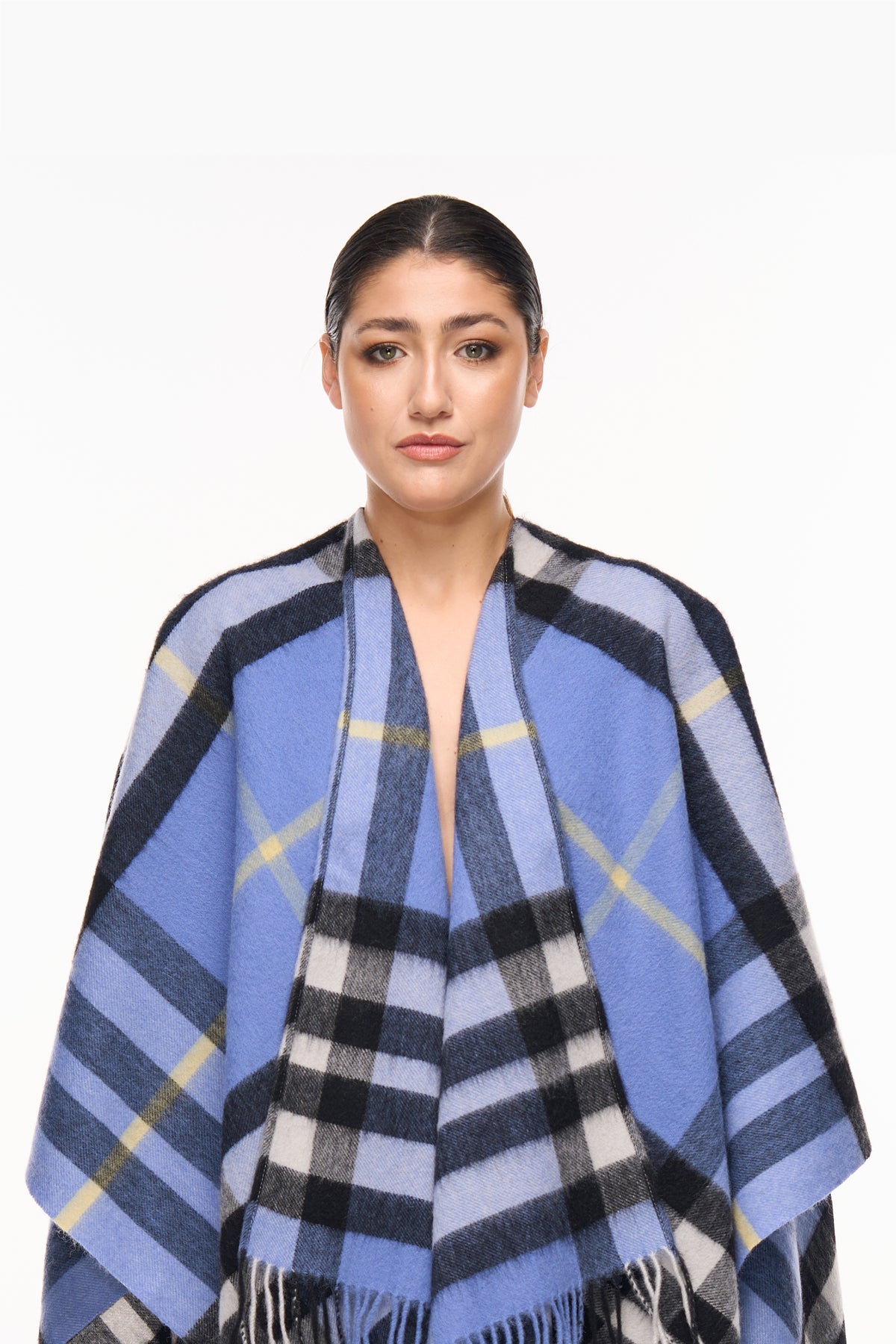 Woman's Designer Cape and Poncho Exclusive Design DC Check