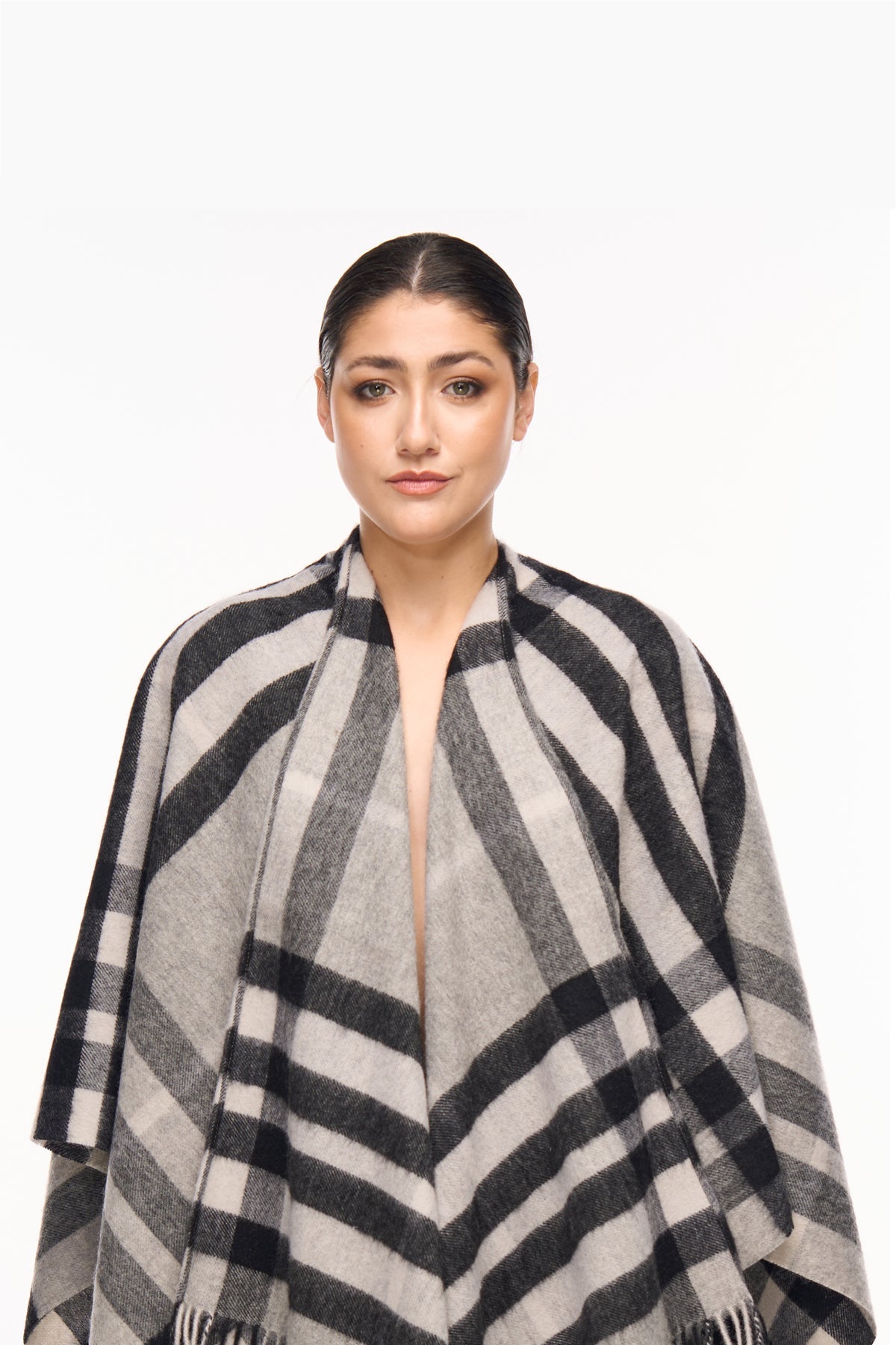 Woman's Designer Cape and Poncho Exclusive Design DC Check