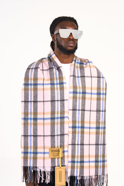 Scarf Luxury Exclusive Iconic Design EC Check Oversized