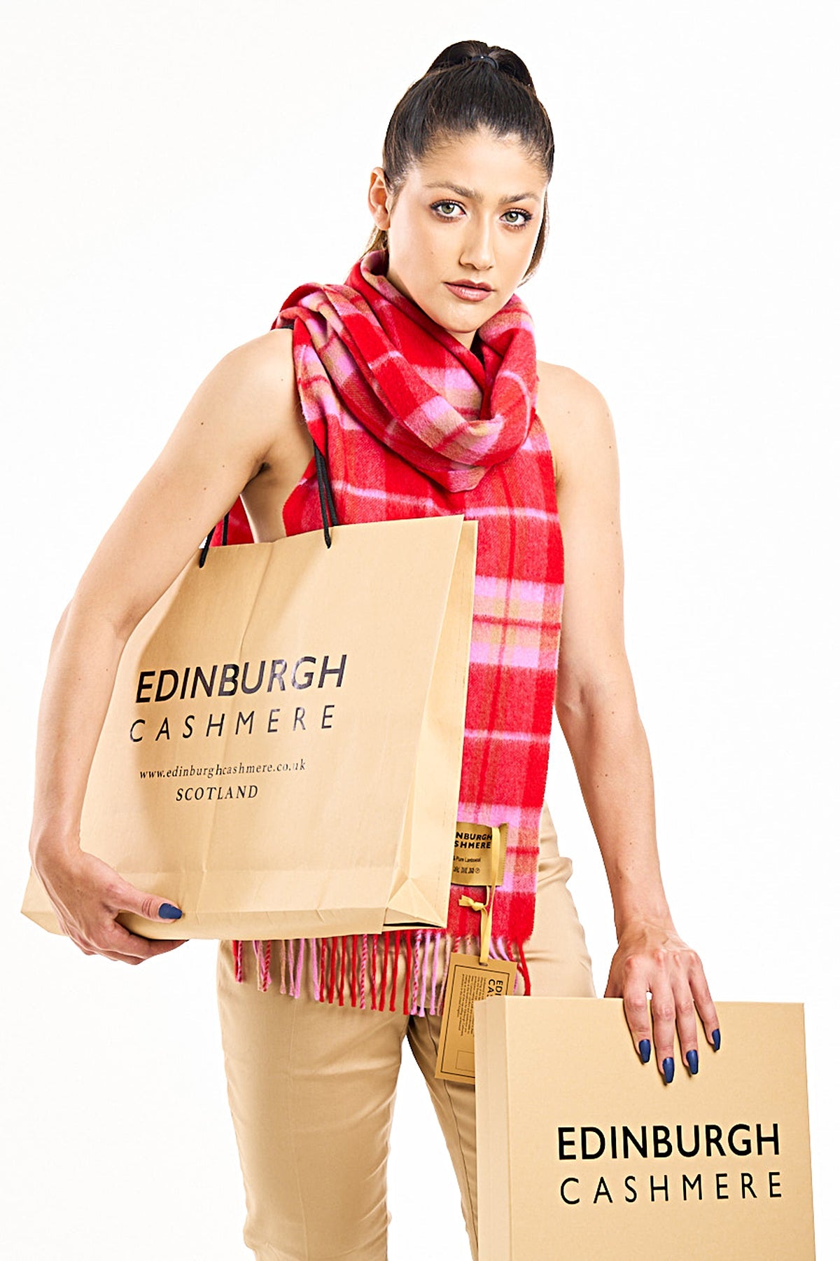 Luxury Scarf EC Check Exclusive Iconic Design