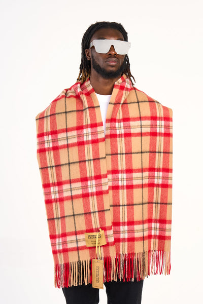 Scarf Luxury Exclusive Iconic Design EC Check Oversized