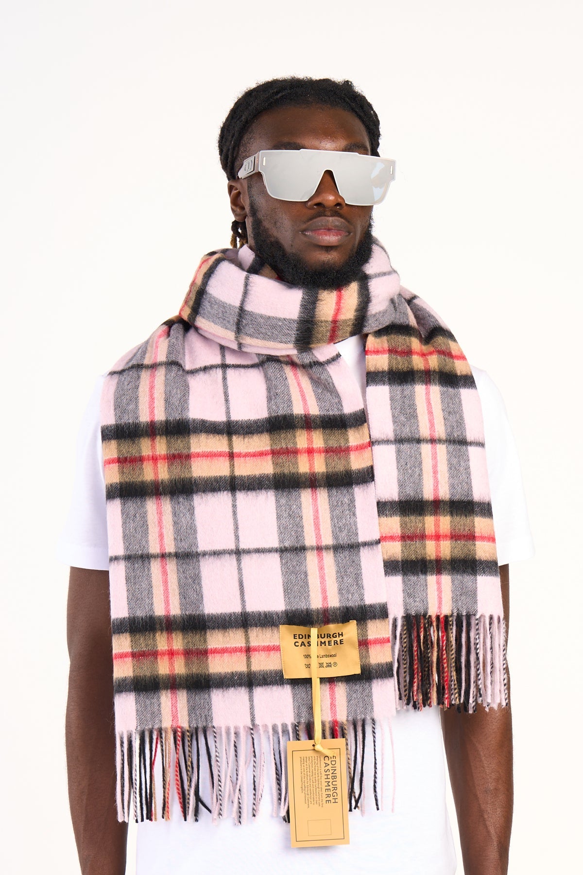 Scarf Luxury Exclusive Iconic Design EC Check Oversized