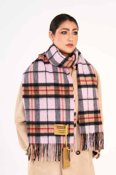 Scarf Luxury Exclusive Iconic Design EC Check Oversized