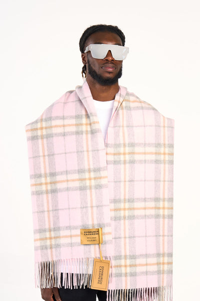 Scarf Luxury Exclusive Iconic Design EC Check Oversized