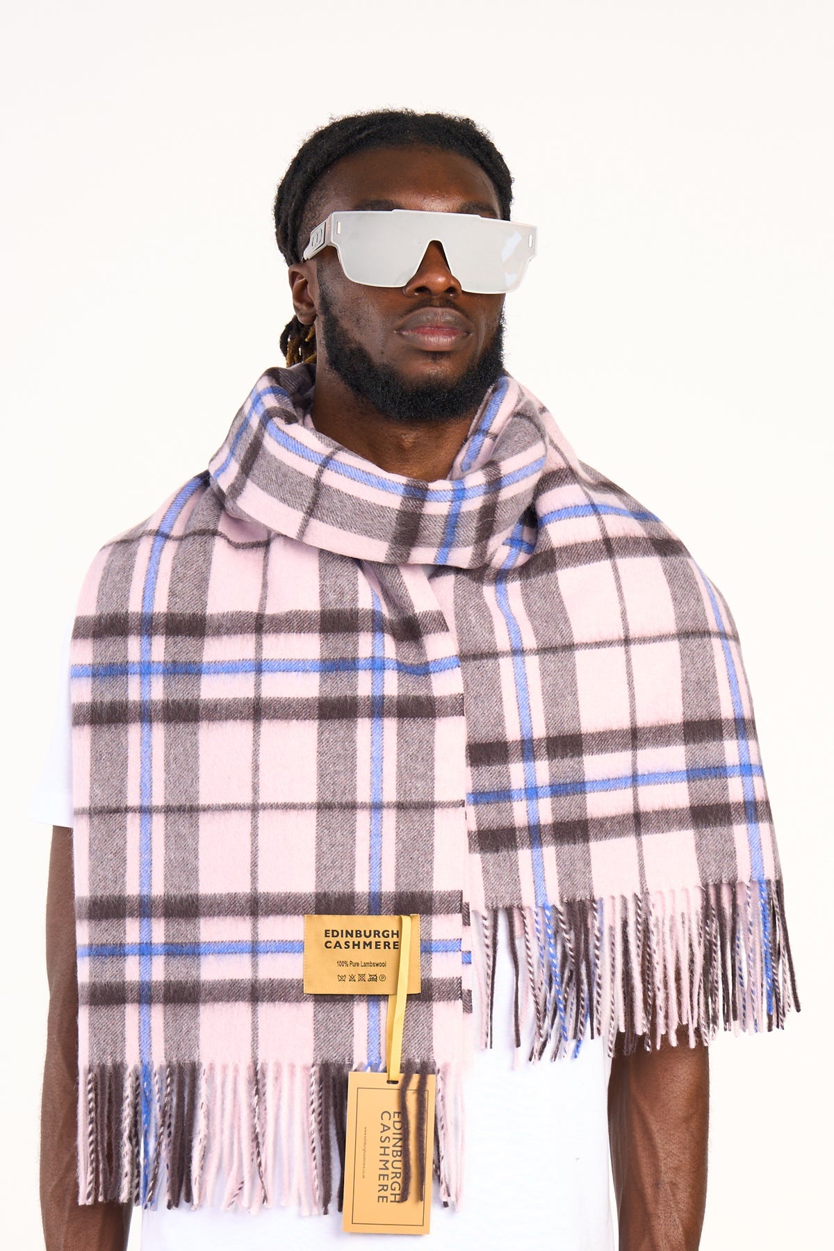 Scarf Luxury Exclusive Iconic Design EC Check Oversized