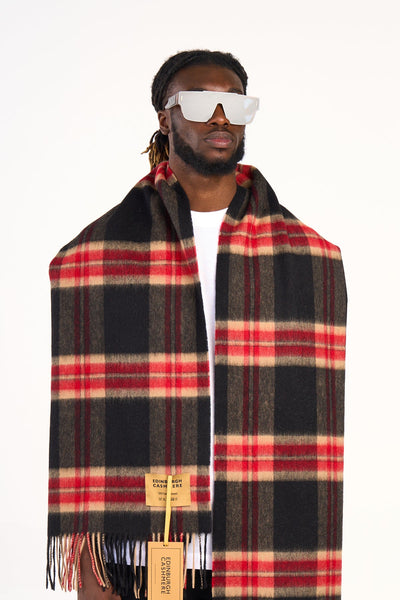 Scarf Luxury Exclusive Iconic Design EC Check Oversized