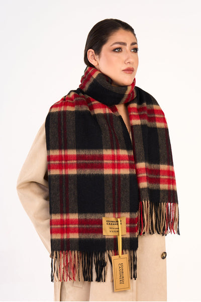 Scarf Luxury Exclusive Iconic Design EC Check Oversized