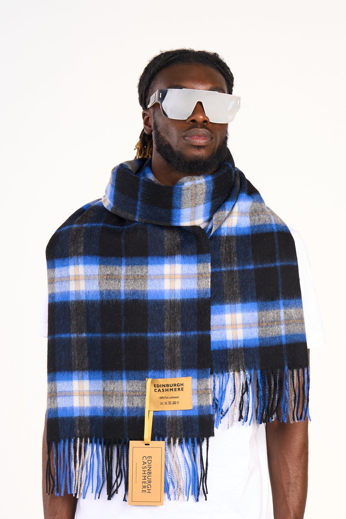 Scarf Luxury Exclusive Iconic Design EC Check Oversized