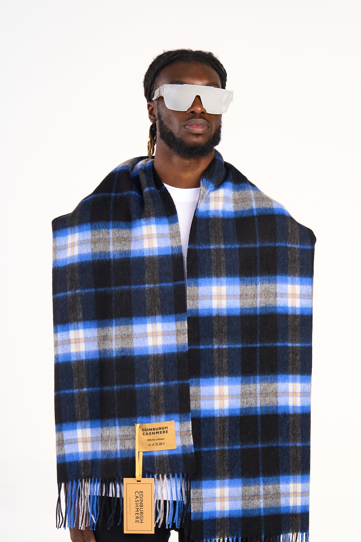 Scarf Luxury Exclusive Iconic Design EC Check Oversized