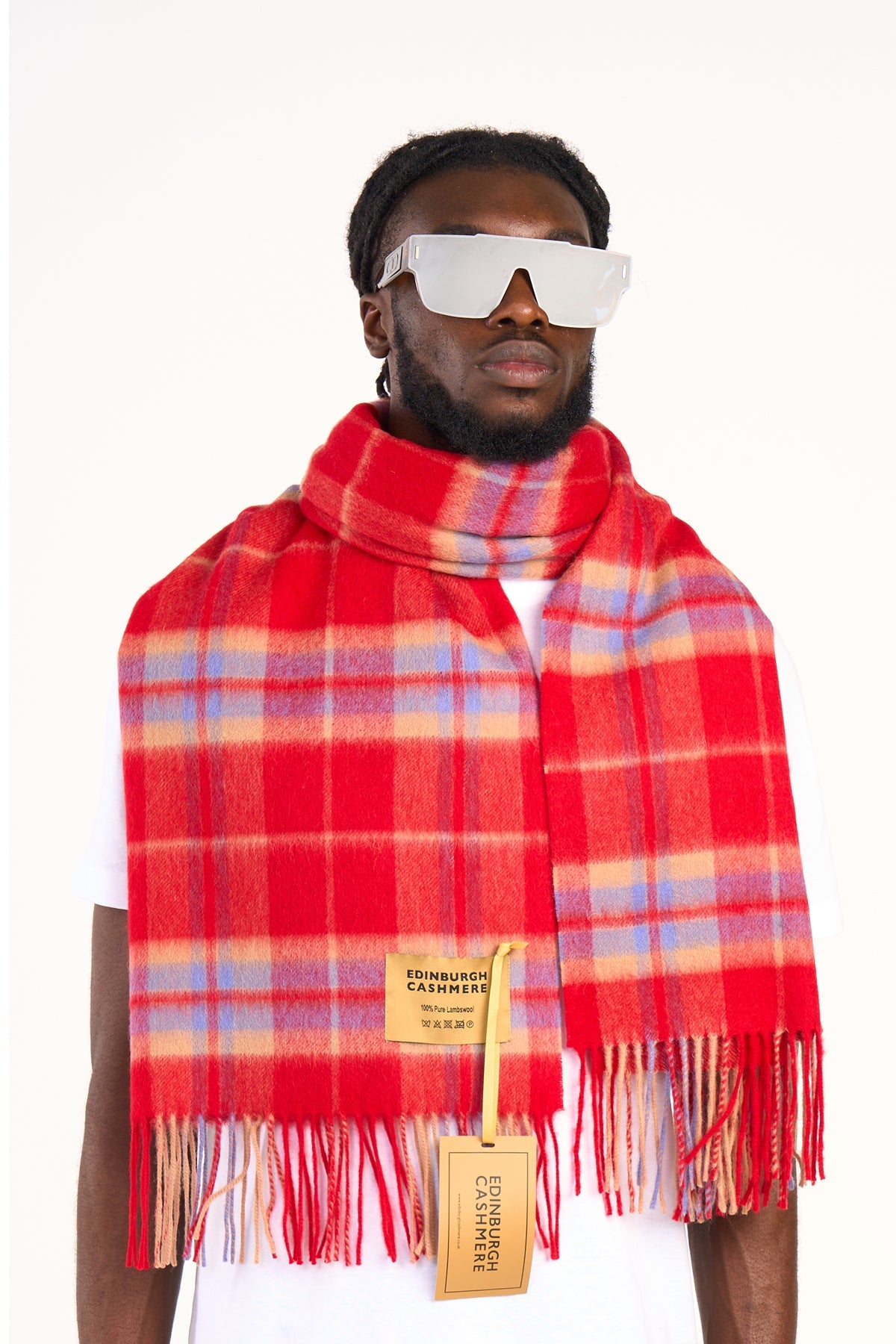 Scarf Luxury Exclusive Iconic Design EC Check Oversized