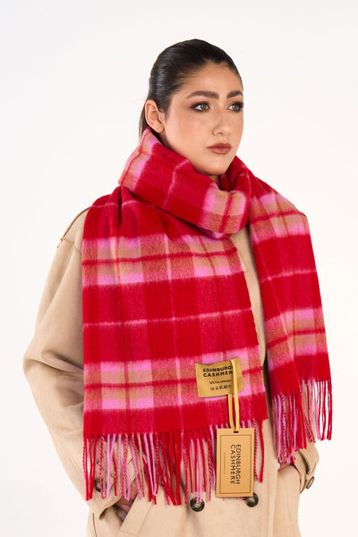 Scarf Luxury Exclusive Iconic Design EC Check Oversized