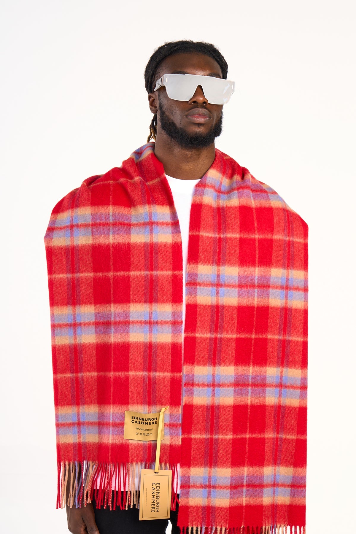 Scarf Luxury Exclusive Iconic Design EC Check Oversized