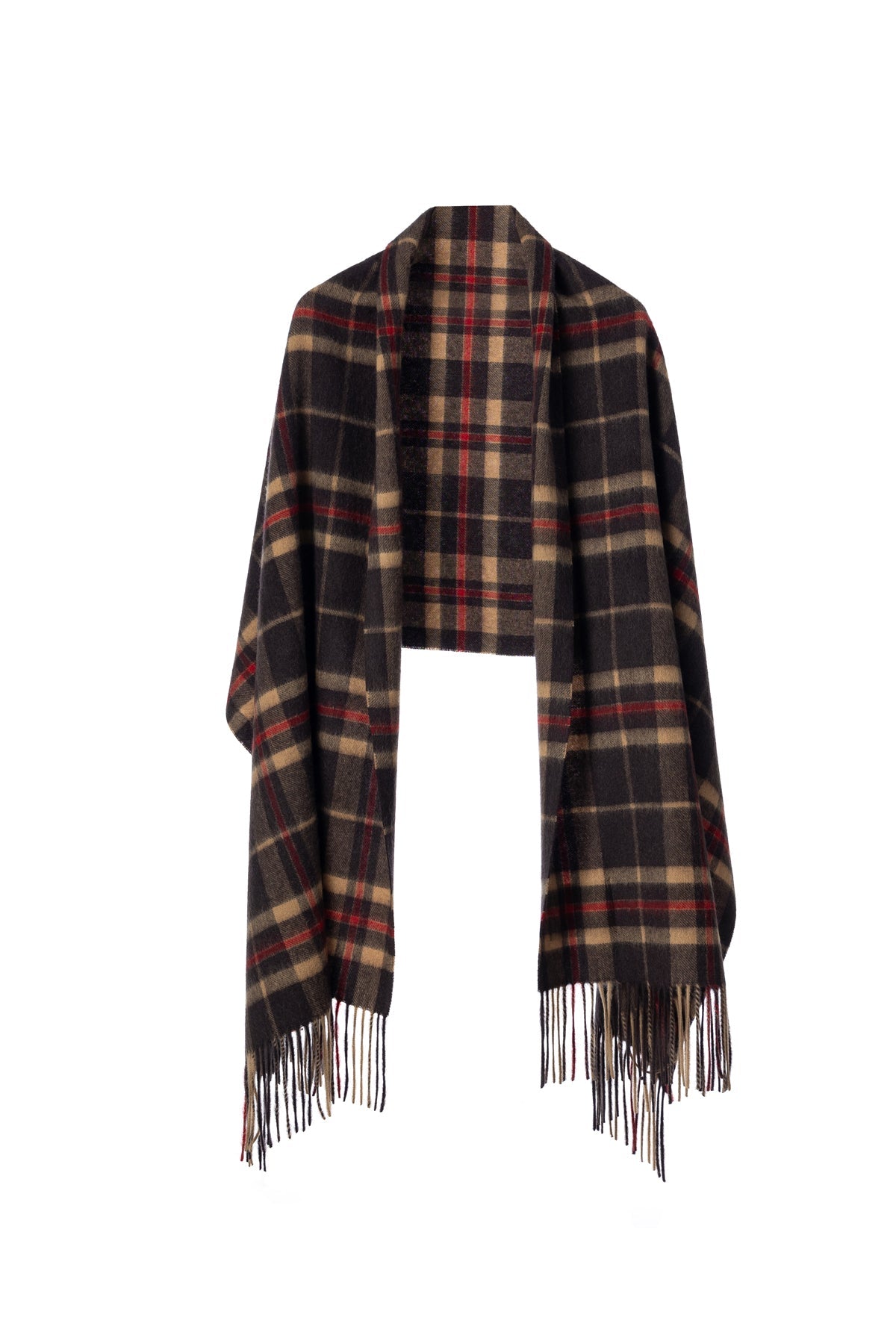 Scarf EC Check Oversized Wrap Exclusive Design