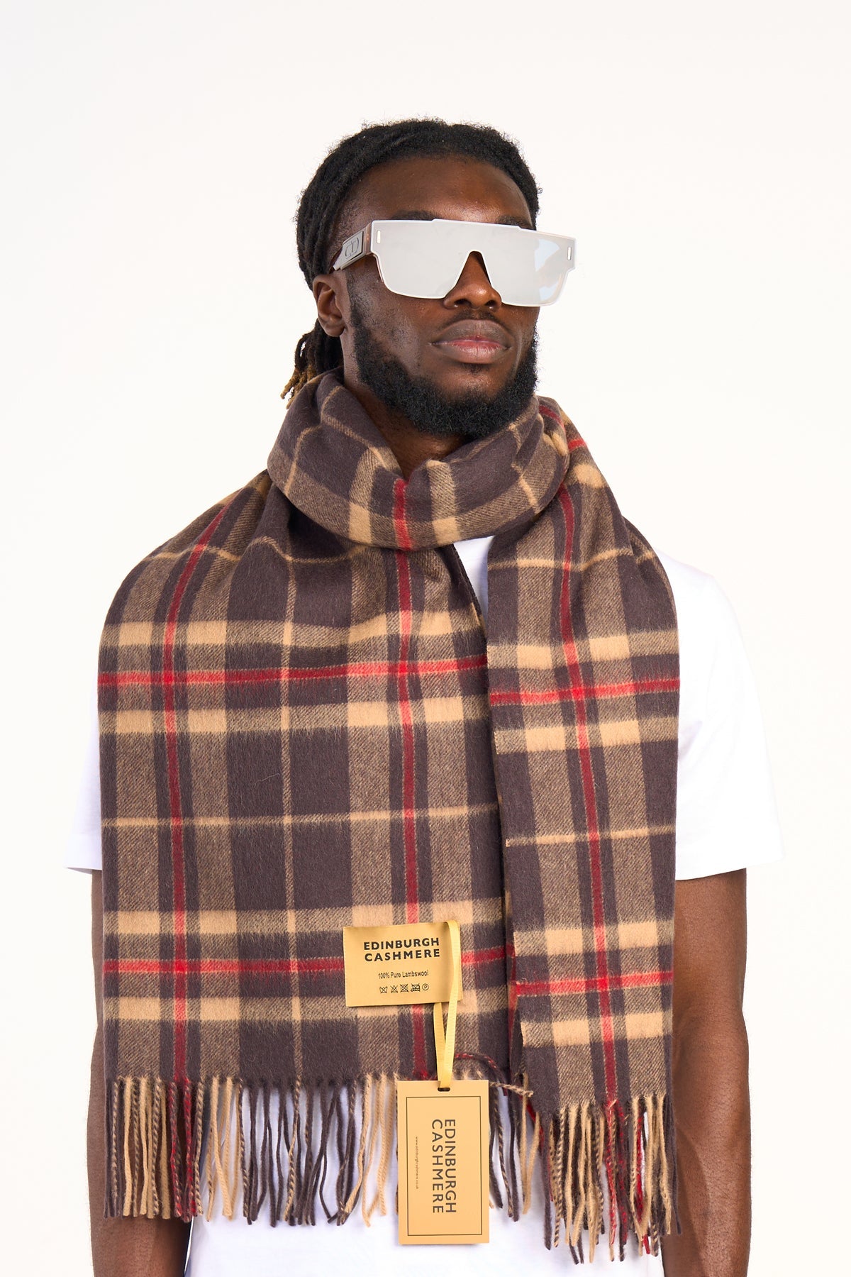 Scarf EC Check Oversized Wrap Exclusive Design