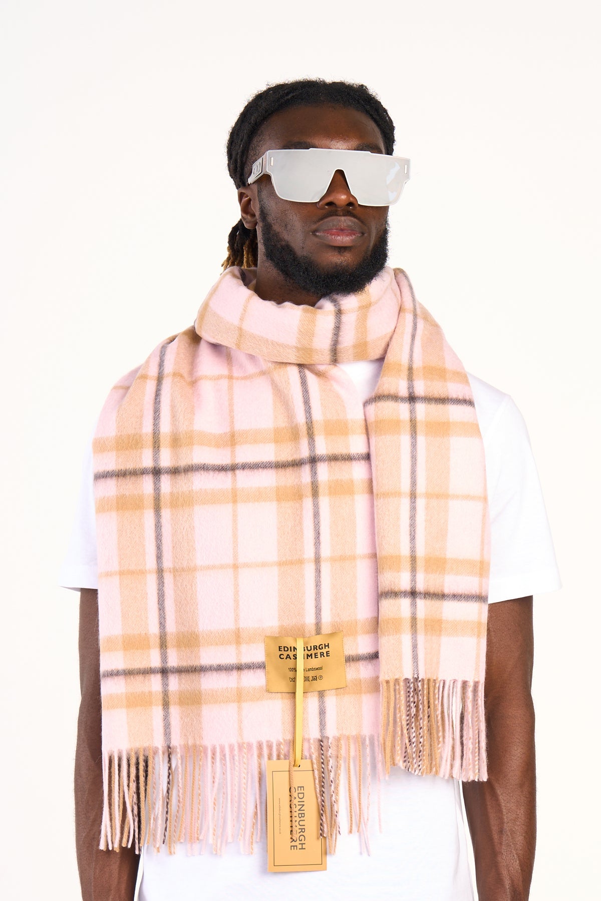 Scarf Luxury Exclusive Iconic Design EC Check Oversized