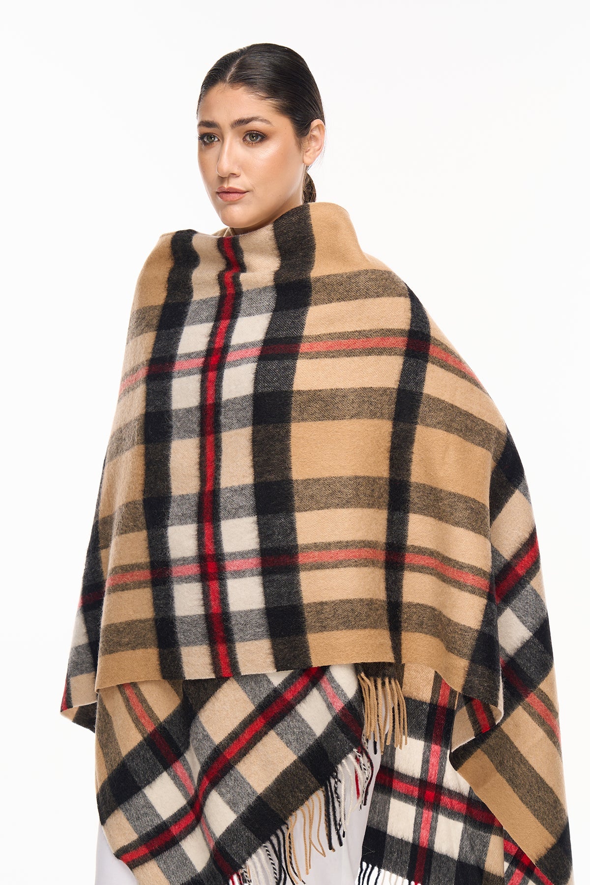 Poncho Designer Exclusive DC Scott - Camel Style 1