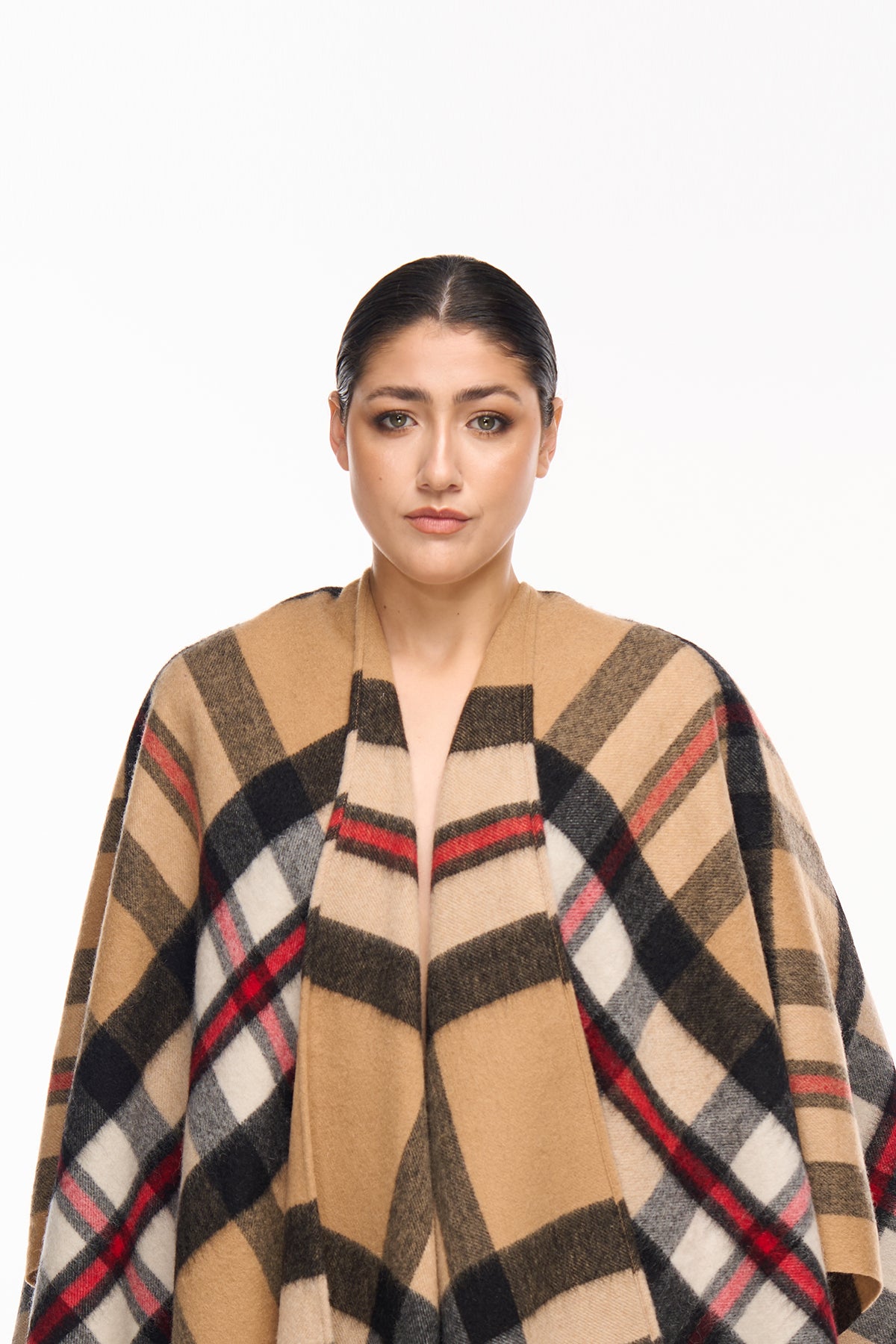 Poncho Designer Exclusive DC Scott - Camel Style 1