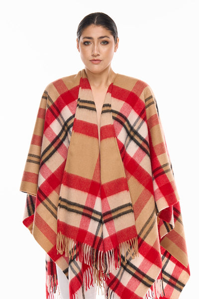 Poncho Designer Exclusive DC Scott - Red Style 4