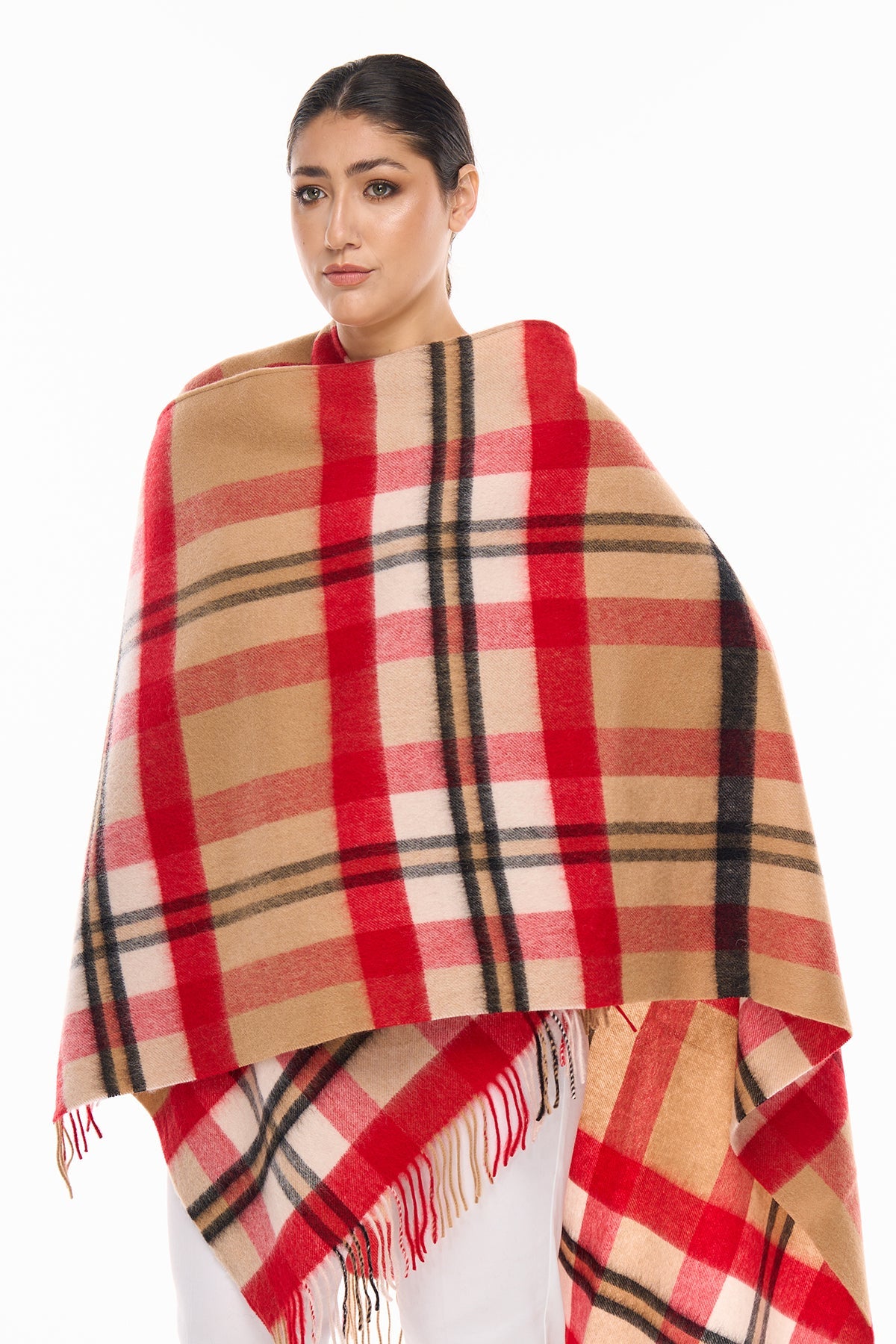 Poncho Designer Exclusive DC Scott - Red Style 4