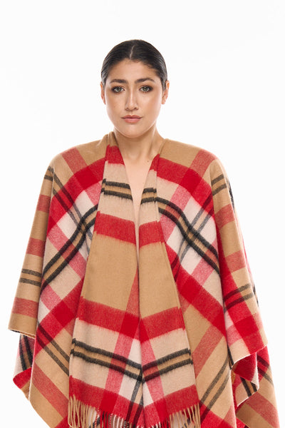 Poncho Designer Exclusive DC Scott - Red Style 4