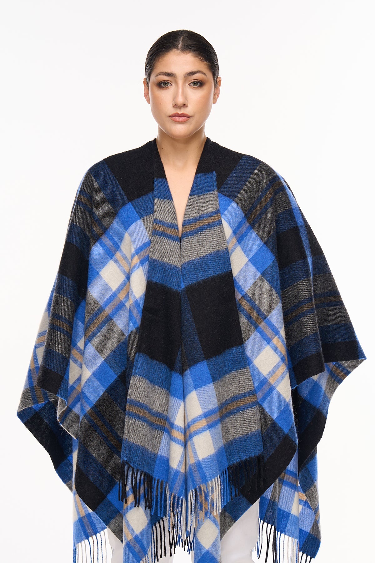 Poncho Designer Exclusive DC Scott - Blue Style 2