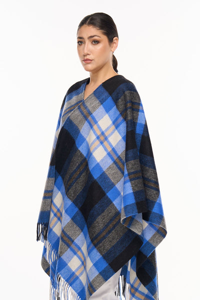 Poncho Designer Exclusive DC Scott - Blue Style 2