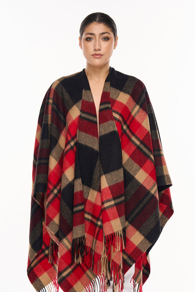 Poncho Designer Exclusive DC Scott - Red Style 3