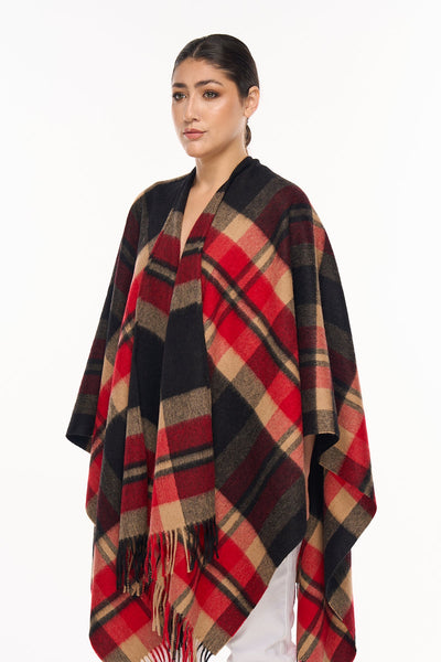 Poncho Designer Exclusive DC Scott - Red Style 3