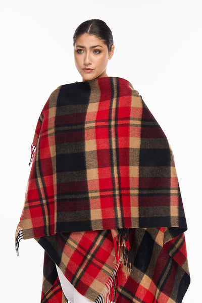 Poncho Designer Exclusive DC Scott - Red Style 3