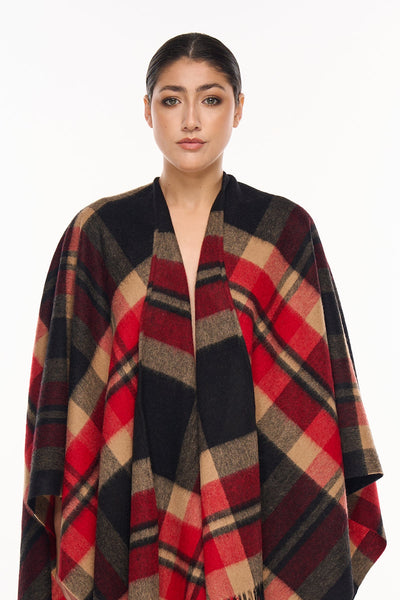 Poncho Designer Exclusive DC Scott - Red Style 3