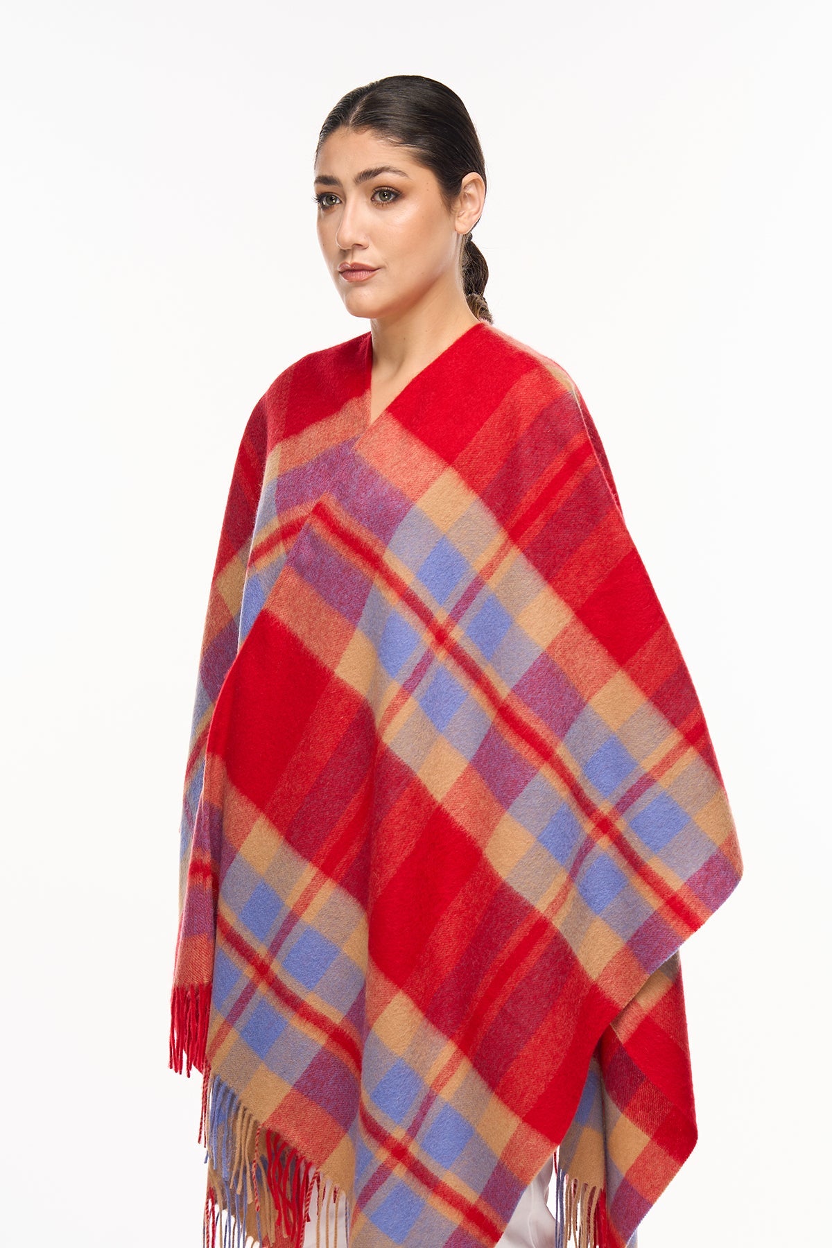 Poncho Designer Exclusive DC Scott - Red Style 6