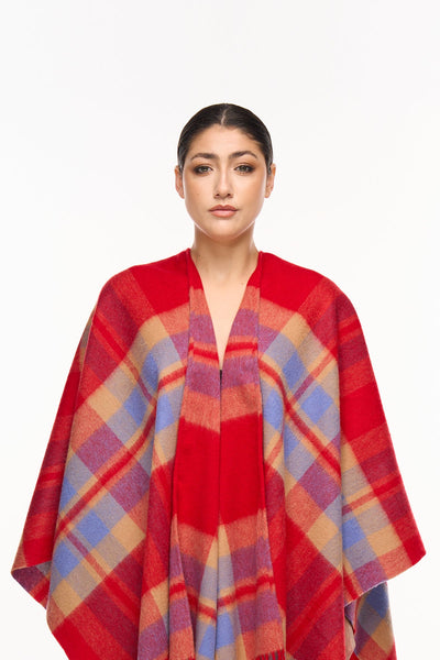 Poncho Designer Exclusive DC Scott - Red Style 6