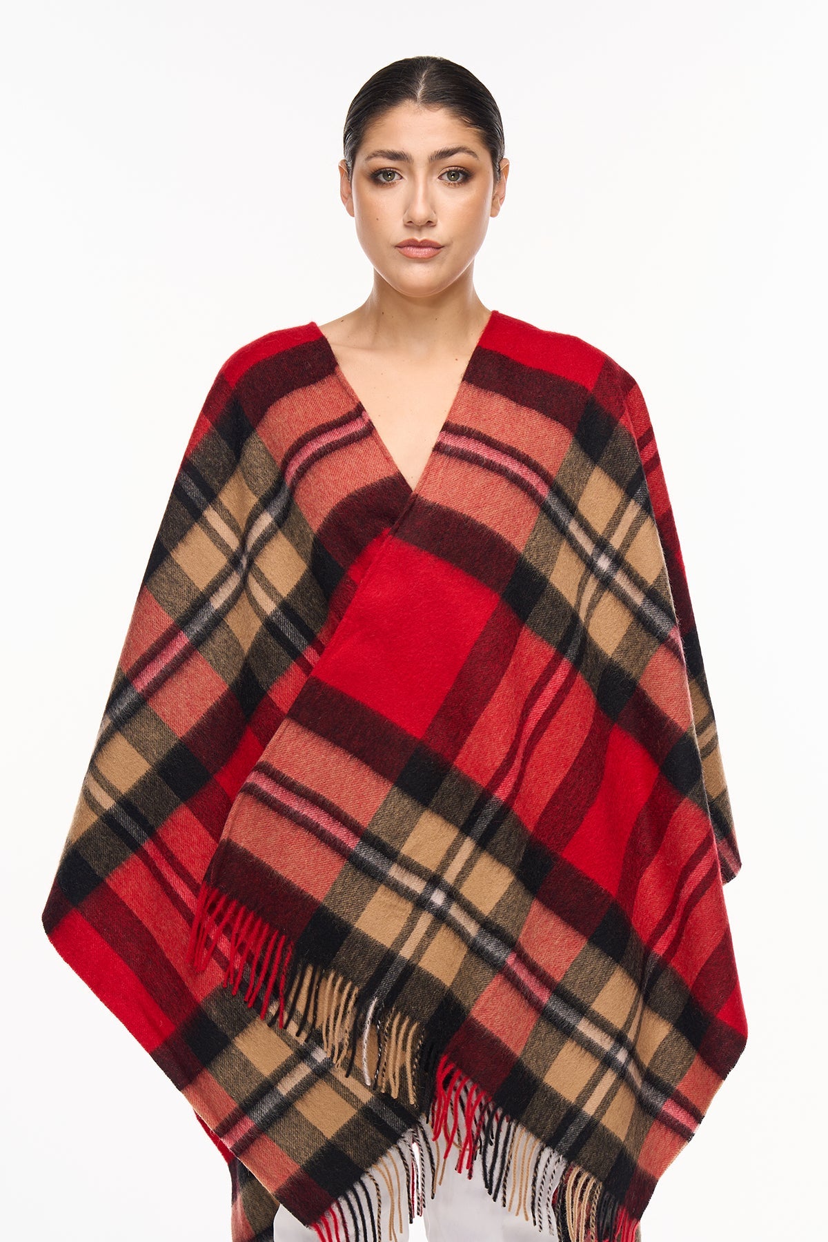 Poncho Designer Exclusive DC Scott - Red Style 5