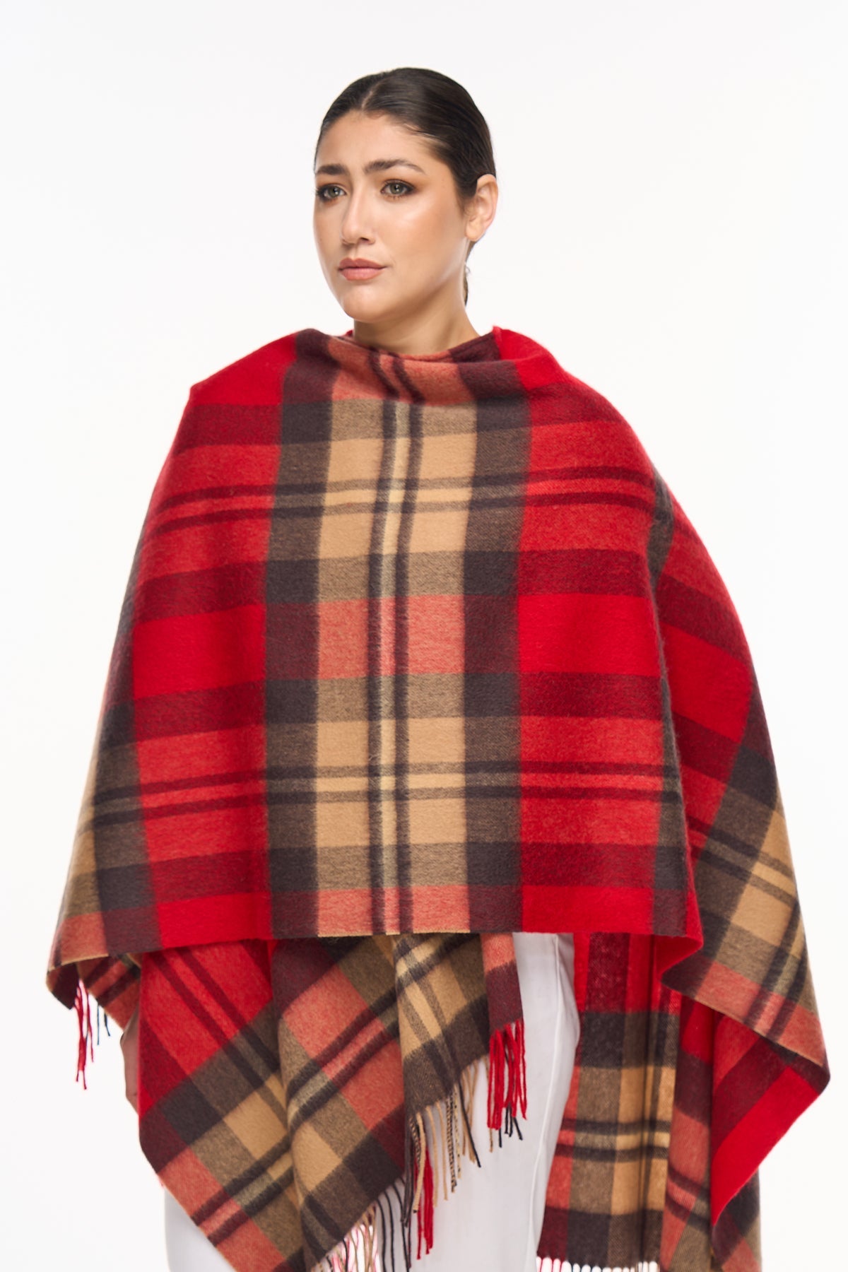 Poncho Designer Exclusive DC Scott - Red Style 5